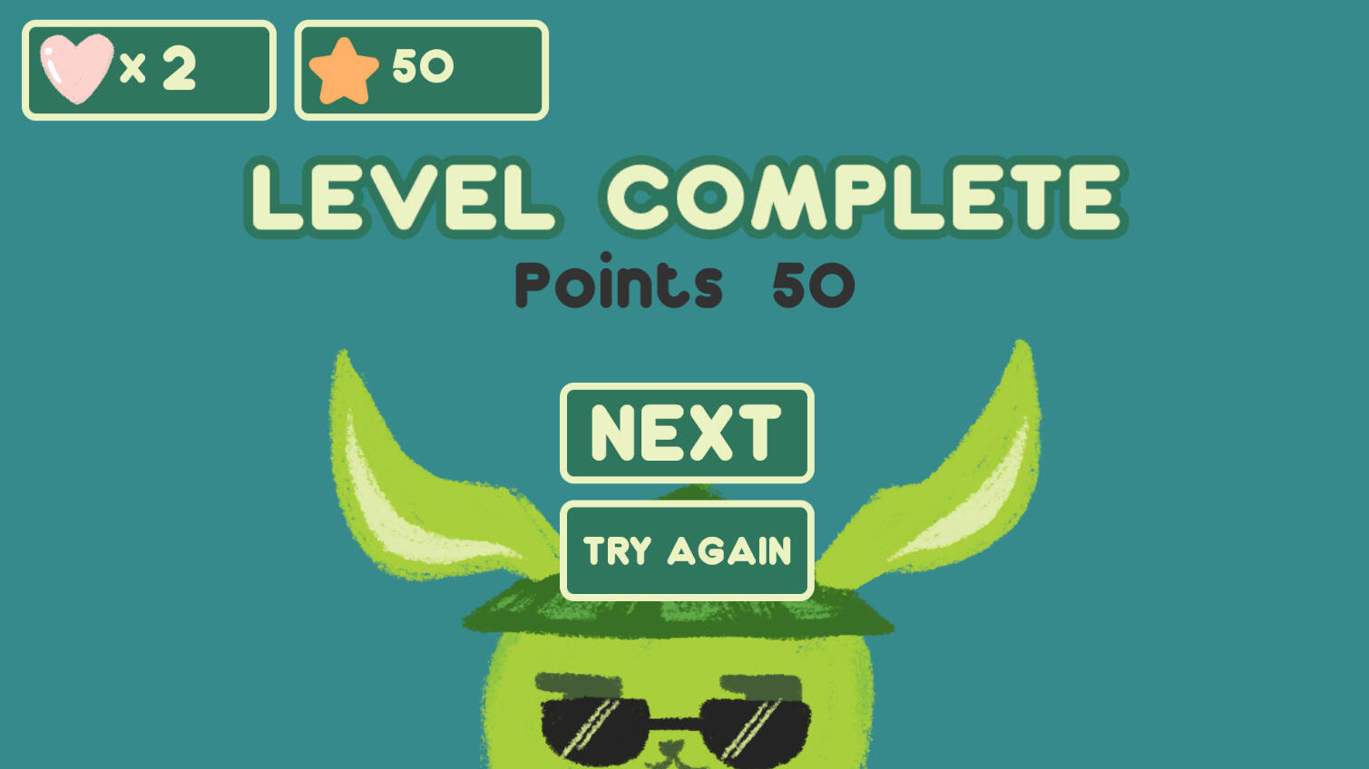 Slime Maze Pro Level Complete Screen