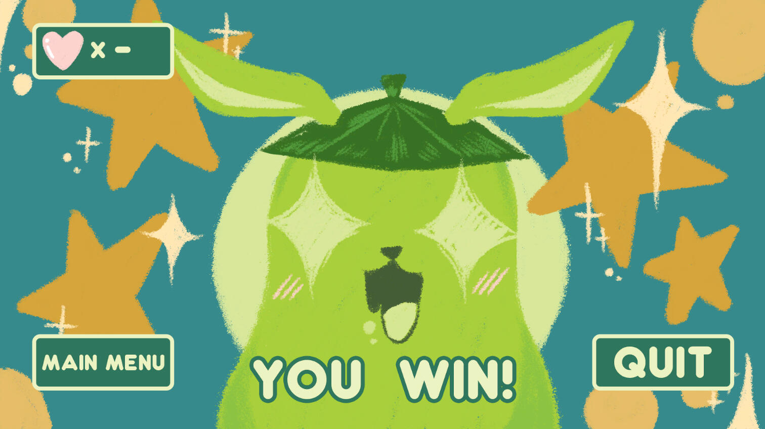 Slime Maze Pro Game Win Screen