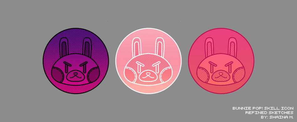 Bunnie Pop! Refined Sketches